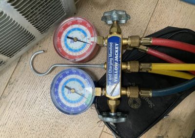 Refrigerator not cooling well both sections.Sealed system issue.Leak in the system from the evaporator refrigerator side.